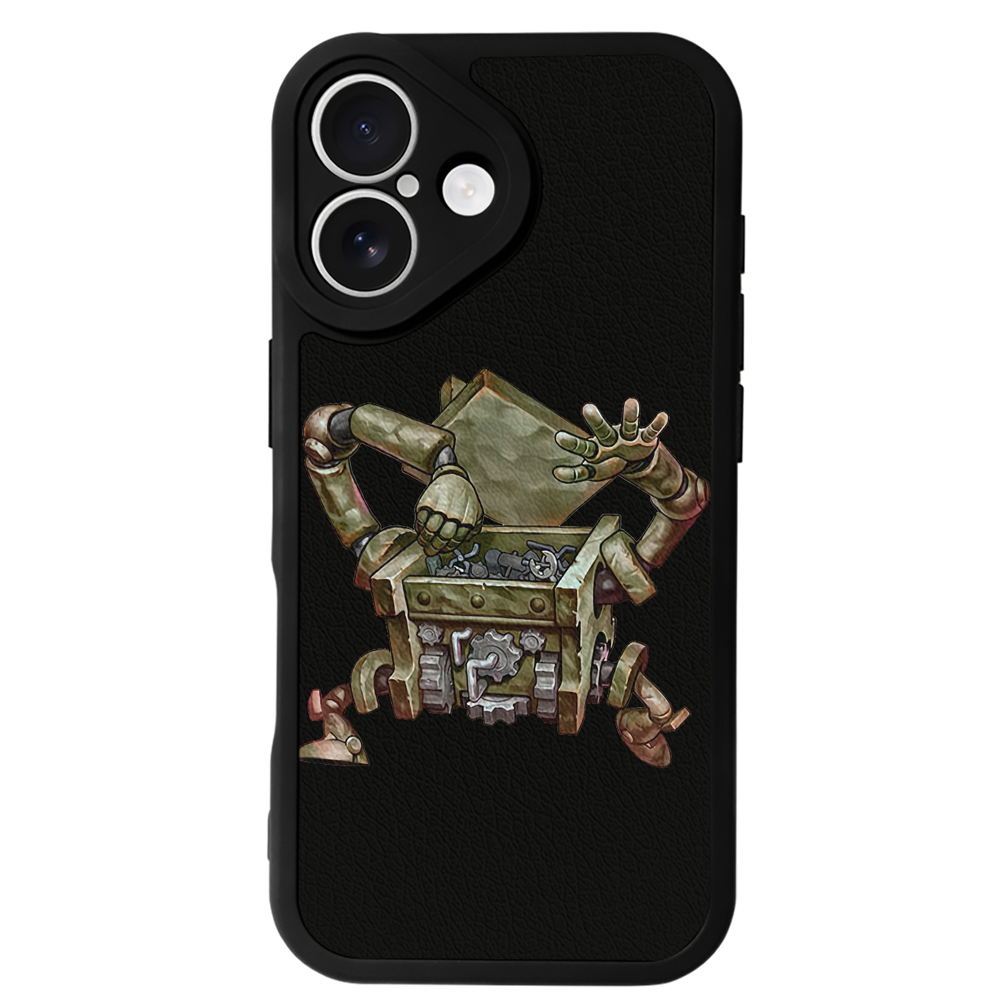 遊☆戯☆王 Yu-Gi-Oh! 【iPhone 16シリーズ対応】シリコンスマホケース（レザー調） 材質：シリコン